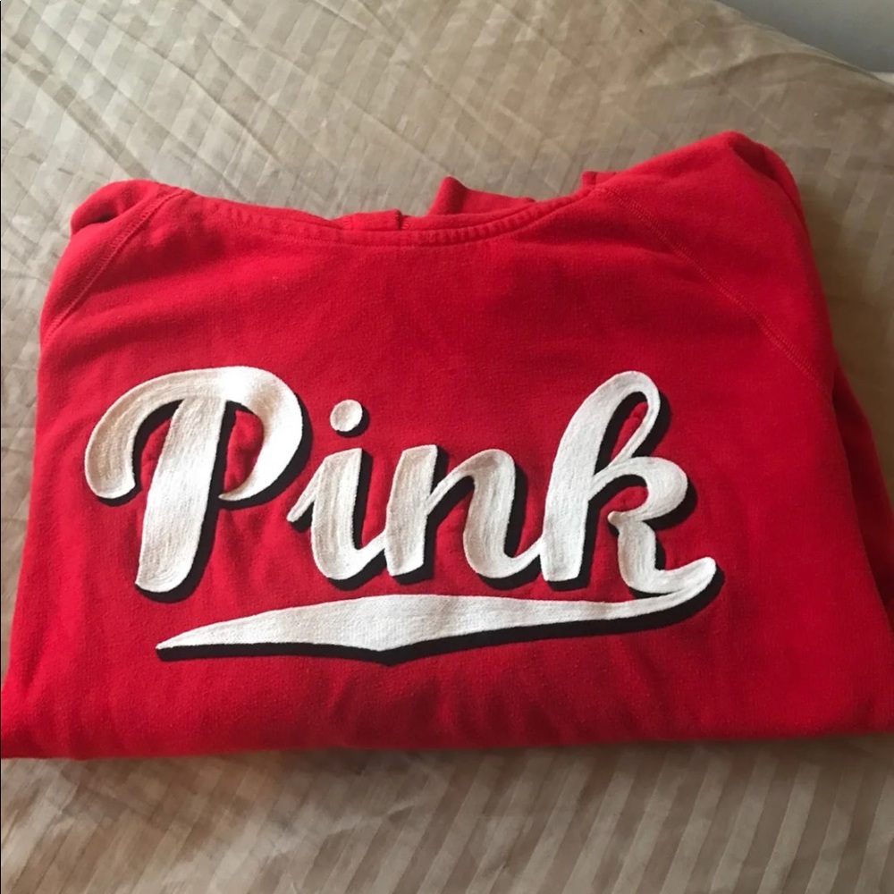 Pink hoodie